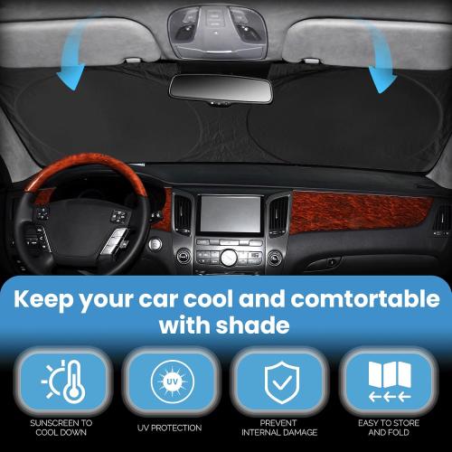 Windshield Sunshade for Nissan Kicks 2018-2023 2024 2025 2026 Car Shield