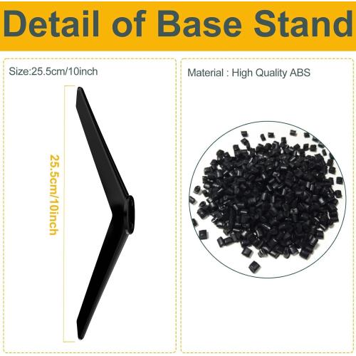 (Upgraded Version) Base Stand for TCL 32 40 43 49 50 55 65 Roku TV Legs, for 32S356 40FD2700 43S425 49S305 50S423 50S446 55S434 65S450R 65S425, TV Legs for TCL Roku TV Stand Legs wr Screws
