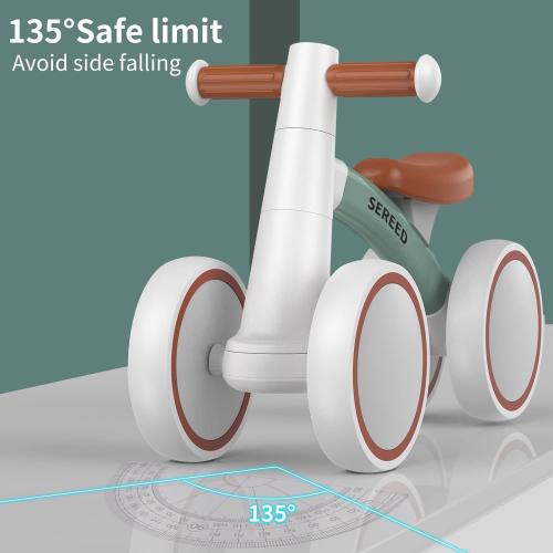 SEREED Baby Balance Bike for 1 Year Old Boy Girl, First Birthday Gift Toy