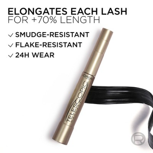 L'Oreal Paris Telescopic Original Lengthening Mascara - 915 Black Brown - 0.27 fl oz