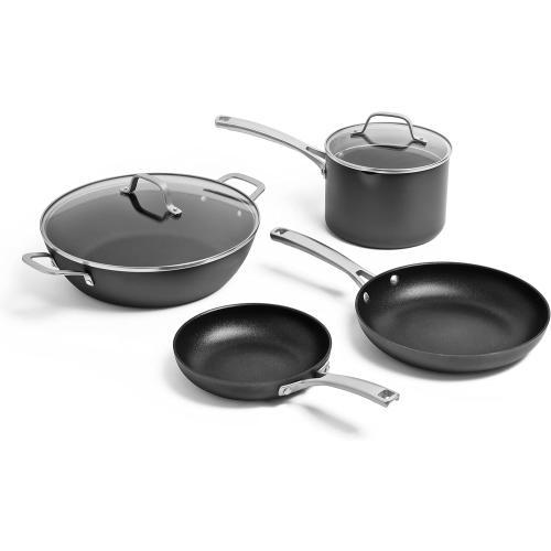Calphalon Classic Hard-Anodized Nonstick Cookware Kitchen Essentials Set