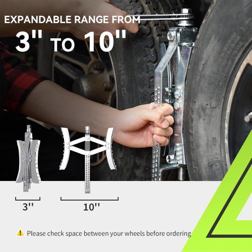 RVMATE RV Camper Wheel Chock Stabilizer Scissor, X Chocks 2 Packs