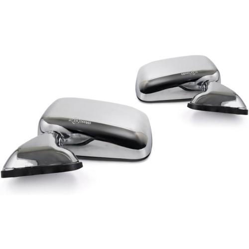 For Toyota Pickup 1989-1995 Door Mirror Driver and Passenger Side | Pair | Manual | Non-Heated | Replacement For 8794089141, 8791089143 | TO1320122, TO1321122