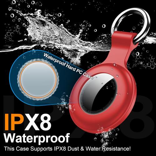 1|2|4Pack for Apple AirTag Holder with Keychain for Air Tag 2nd/1st Gen