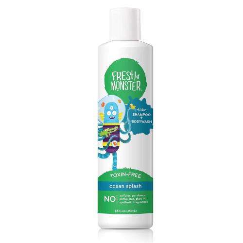 Fresh Monster 2-in-1 Kids Shampoo & Body Wash, Ocean Splash, 8.5 oz