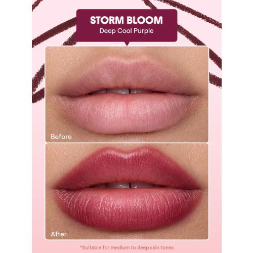 Cloudline Blur Lip Liner-Storm Bloom Lip Combo Brand Beauty Makeup Face Paint Cosmetic for Women Girls Perfect for Winter Spring Ideal for Y2K Fancy F