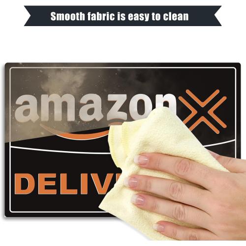 2-Pack Heavy Duty Delivery Driver Car Magnets – Strong Magnetic Signs for Frequent Stops, Waterproof & Reusable Vehicle Decals (Black)