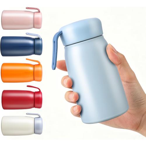 11oz Mini Insulated Water Bottle, Leak-Proof Pocket Size Coffee Cup for Women & Kids, Portable Small Travel Mug