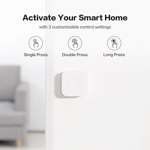 Aqara Zigbee Wireless Mini Switch, Works with HomeKit Google Home Alexa