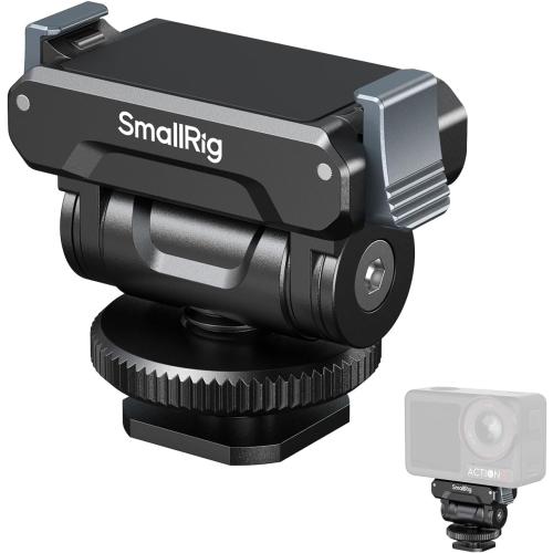 SMALLRIG Cold Shoe Adapter Mount for DJI Osmo 360 / Action 5 Pro / 4/3