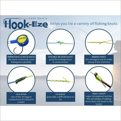 Hook-Eze Twin Pack, Yellow Fishing Hook, 1 Size