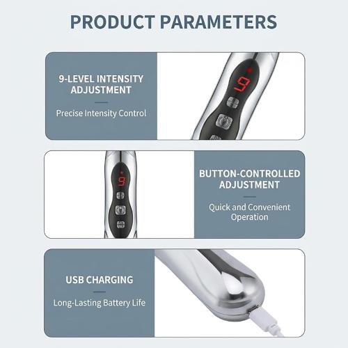 Pen, Multi-Functional 5-in-1 Pen (Silver)