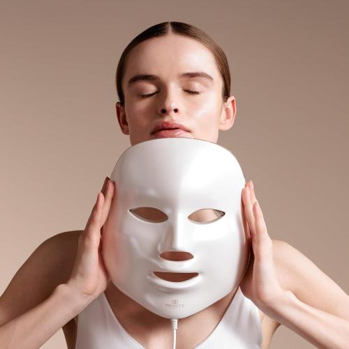 Project E Beauty LightAura LED Face Mask 7 Colors Light Therapy | Anti-Aging Facial Skincare Routine | Skin Tightening | Calm Inflammation | Reduce Wrinkle | Brightens Skin | Collagen Boost