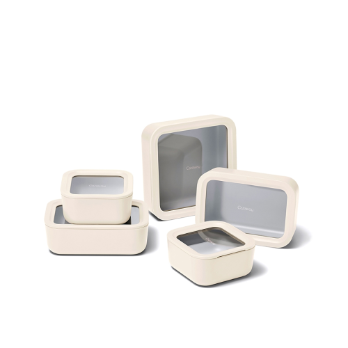 Caraway Home 13pc Ceramic Food Storage Set Cream