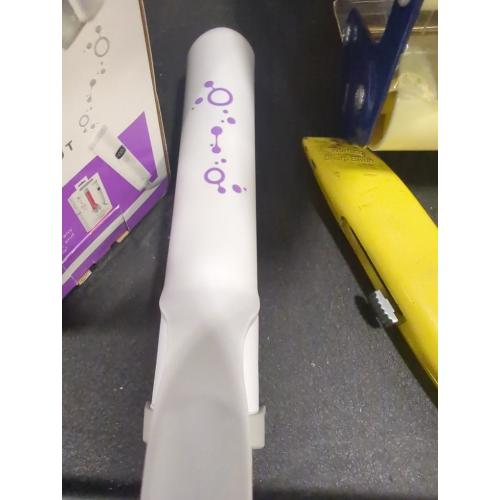 Color White and purple Conair Style Chemistry Flat Iron Attachment For Use With Style Chemistry Starter Kit Power Handle - 1