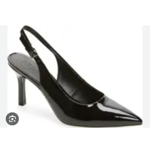 Pointed Toe Slingback Pumps for Women, Low Stiletto Heel Dress Pumps, Elegant Backless Pumps for Office and Party (Size 7)