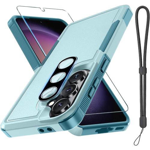 Case for Samsung Galaxy A37 5G Phone with Screen Protector,Mint Green