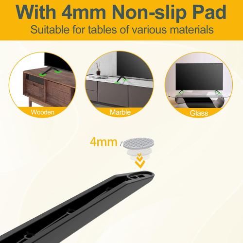 (Upgraded Version) Base Stand for TCL 32 40 43 49 50 55 65 Roku TV Legs, for 32S356 40FD2700 43S425 49S305 50S423 50S446 55S434 65S450R 65S425, TV Legs for TCL Roku TV Stand Legs wr Screws