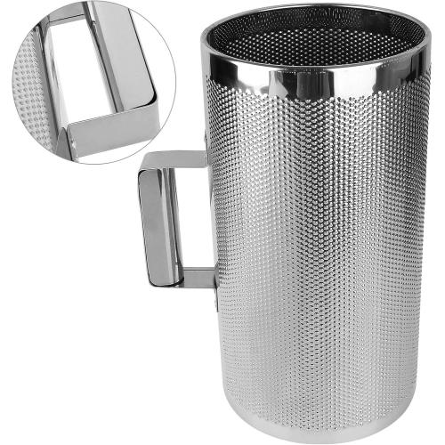 12 x 6 Stainless Steel Guiro Instrument Latin Percussion Metal Guiro Shaker with Scraper Percussion Instrument, Guira Dominicana, Wiro Musical