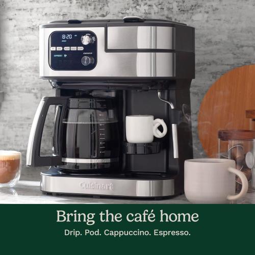Cuisinart Coffee Center Barista Bar 4-in-1 Coffee Maker, Single-Serve Pods Compatible, Coffeemaker, Three Brewing Sizes, SS-4N1NAS, Black‼️Light dirt‼️