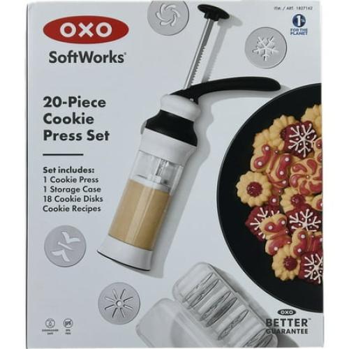OXO Softworks 20 Piece Cookie Press Set