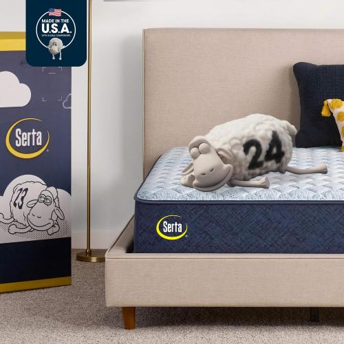 Serta Sleeptrue Medium 12 Queen/King Hybrid Mattress in a Box, Cooling, Breathable, and Pressure Relieving - 100 Night Trial, CertiPUR-US Certified and 10 Year Limited Warranty