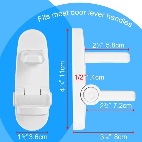 Childproof Door Lever Lock Baby safety lock