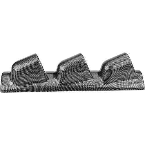 Gauge Pod, 52mm 2 Inch Universal Triple 3 Holes Meter Pillar Pod,Gauge Mount Pod,Universal Carbon Fiber three gauge holder Pod Holder Brat Duty Racing Sport (Dual (3 Holes