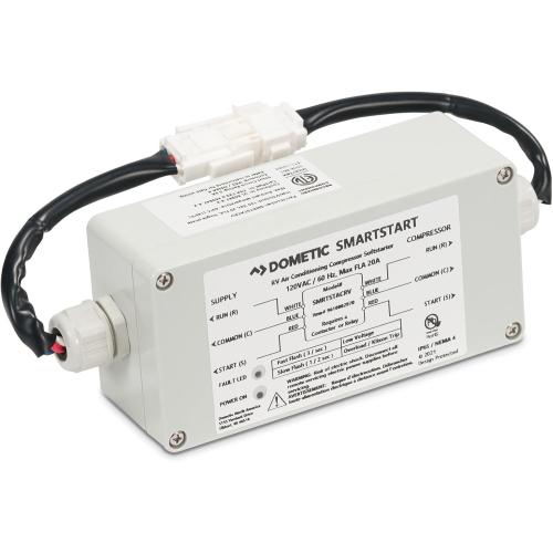 Dometic SmartStart 120V Soft Start Accessory Kit | FreshJet 3 RV Mechanical A/C | Reduce Startup Power Demand Up to 75% | Helps Run On 2000W Generator/Inverter | 30A Power Management - (9610005458)