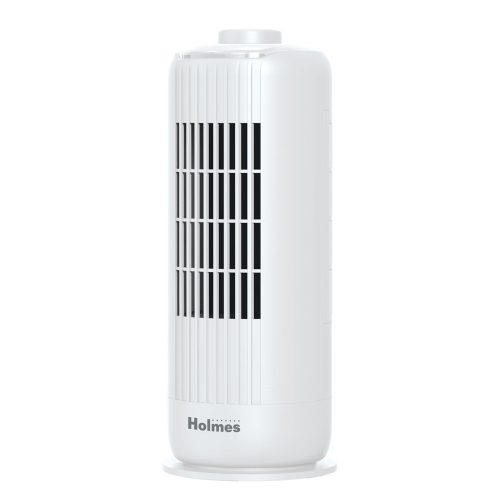 Holmes MiniBreeze Desktop Oscillating Tower Fan White