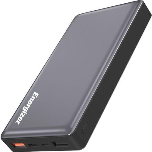 Energizer - Ultimate Lithium 20,000mAh 18W Fast Charge Portable Charger/Power Bank QC 3.0 & PD 3.0 for Apple, Android & USB Devices - Gray