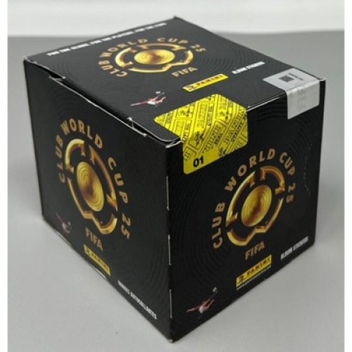 2025 Panini FIFA Club World Cup 50-Pack Soccer (Futbol) Sticker Collection Box