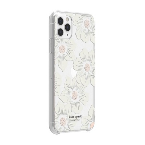 Kate Spade New York Apple iPhone 11 Pro Max/XS Max Hard Shell Case HollyHock Floral - Cream/Clear