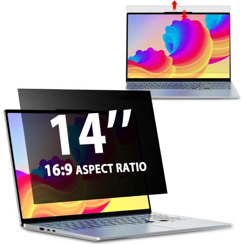 Laptop Privacy Screen 14 Inch 16:9 Aspect Ratio, Laptop Screen Privacy