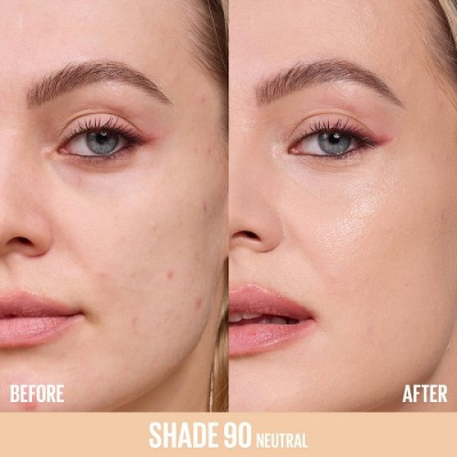 Maybelline Lifter Plump & Glow Foundation with Hyaluronic Acid - 90 - 1 fl oz: Buildable Coverage, Finish, Suitable for All Skin Types