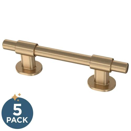 5-Pack Bar Adjusta-Pull Adjustable 1-3/8 to 4 in. (35-102mm) Classic Champagne Bronze Cabinet Drawer Pulls
