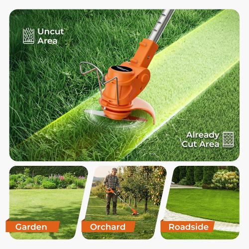 MISSING PARTS ‼️21CC Weed Wacker, Height Adjustable Brush Cutter, Dual Safety Switch, Grass Trimmer Garden Lawn Yard Courtyard