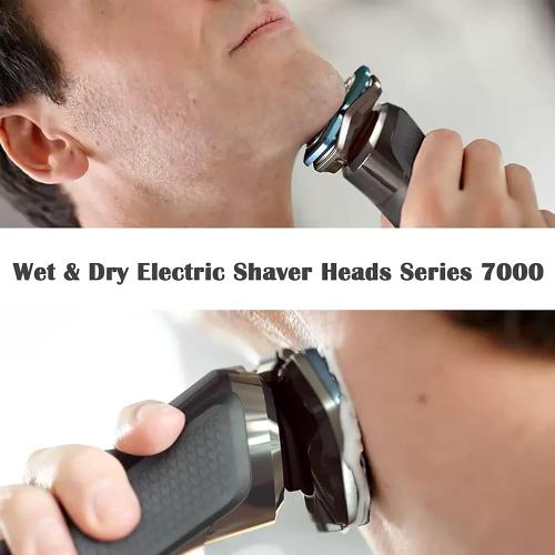 SH70/71 Replacement Heads Blades Compatible with Noreclo Series 7000 Shavers, Series 7000 Replacement Blades SH71/52 Heads Compatible with Electric Razors 7500 7530 S7370 S7371, 6-Pack