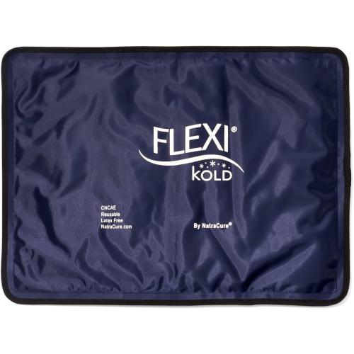 FlexiKold Gel Ice Packs (Standard Large: 10.5 x 14.5) for Injuries Reusable, Back Pain Relief, Knee Wrap, After Surgery, Ice Pack for Knee, Shoulder - 6300-COLD by NatraCure