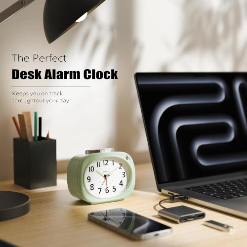 AYRELY® 4.5 Loud Analog Alarm Clock for Heavy Sleepers, 100 dB Alarm Sound