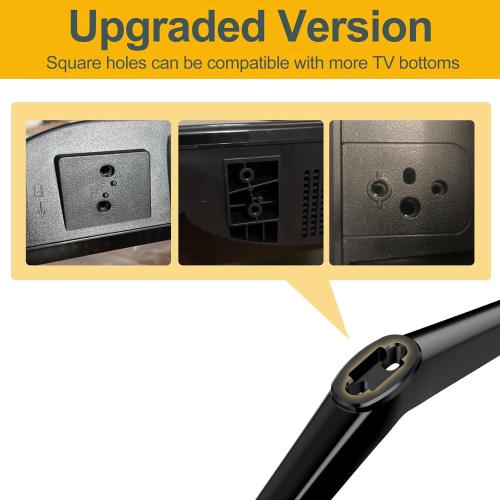 (Upgraded Version) Base Stand for TCL 32 40 43 49 50 55 65 Roku TV Legs, for 32S356 40FD2700 43S425 49S305 50S423 50S446 55S434 65S450R 65S425, TV Legs for TCL Roku TV Stand Legs wr Screws