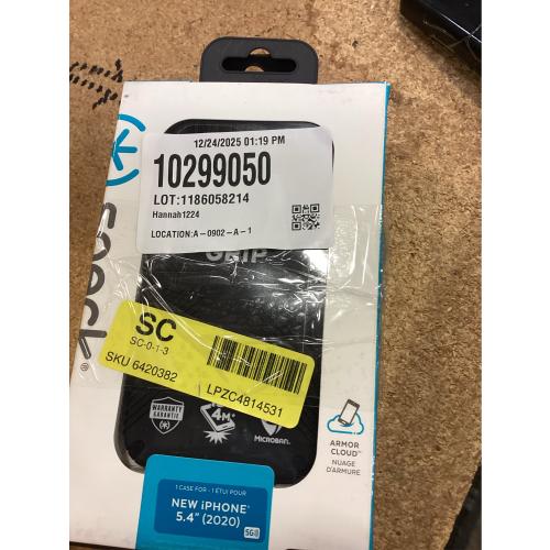 Speck Apple iPhone 12 Mini Presidio 2 Grip - Blackness 2 pack