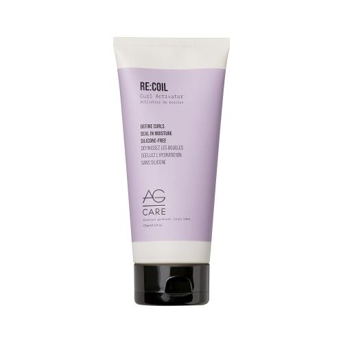 AG Care Re:Coil Curl Activator Curl Cream with Keratin Amino Acids - Ultra-Nourishing Curly Hair Cream for Defined, Healthy Curls, 6 Fl Oz