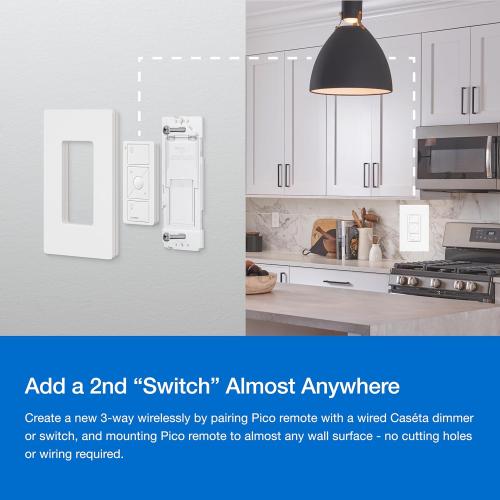 Lutron Caseta Smart Dimmer Switch (Smart Hub Required), No Neutral Required
