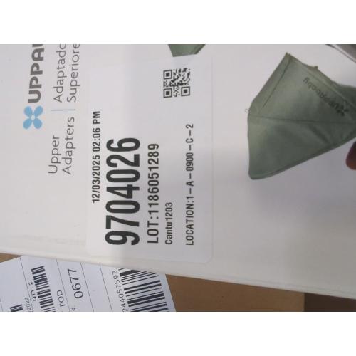 UPPAbaby Upper Adapter for Vista, Vista V2, and Vista V3 Strollers/ Compatible with Bassinet, Toddler Seat, Aria, Mesa V2, or Mesa Max Infant Car Seats / Quick   Secure Attachment / 1 Set