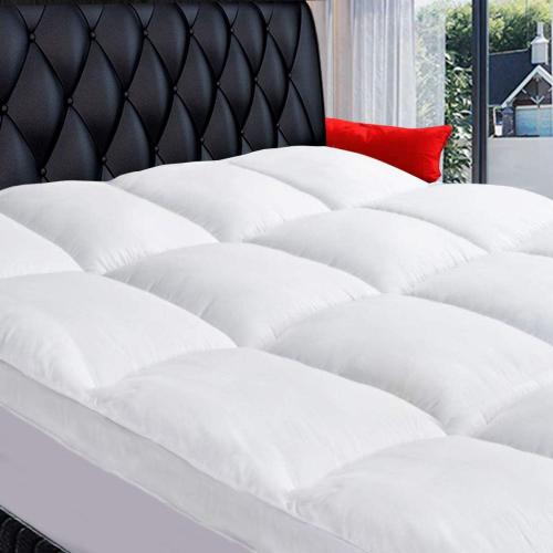 COONP Full Mattress Topper, Cotton Extra Thick Pillow Top Mattress Pad