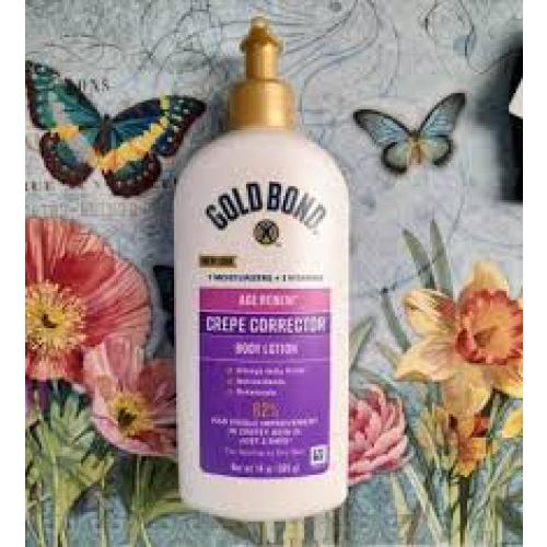 Customer reviews for Gold Bond Age Renew Crepe Corrector Hand, Face and Body Lotion Cream for Tighter Skin, 14 oz, As Seen on TikTok | Walmart.com