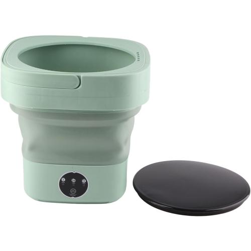 Portable Washing Machine, 6.5L Mini Washer and Spin Dryer, Portable Mini Washing Machine with Spin, Portable Washer and Dryer Combo for Apartments, RV, Travel, Hotel (Green)