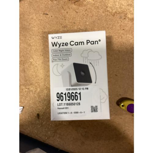 Wyze Pan v3 Wired Indoor/Outdoor 1080P HD Home Security Camera with Privacy Mode