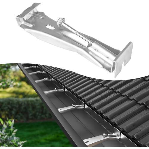 Benfar 25Pack 5in Gutter Hangers with Pre-Inserted Screw BR05